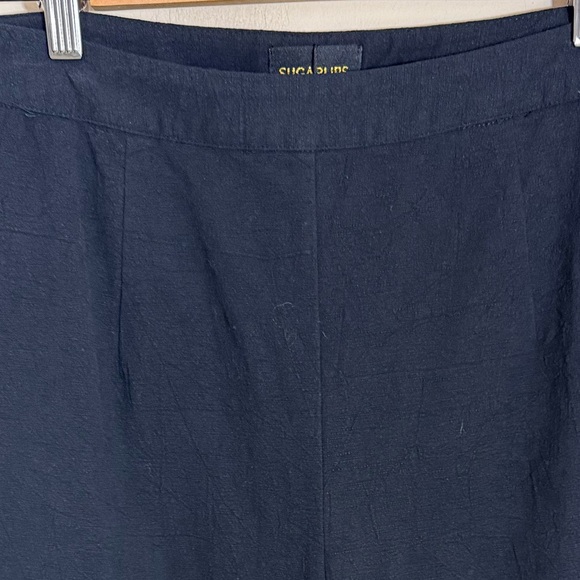 Sugar lips Wide Leg Pant Luisa tassel black size L NwT - Picture 8 of 8